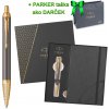 Parker IM Premium Arrow šedé pero GT BP +darčeková kazeta so zápisníkom Šedá