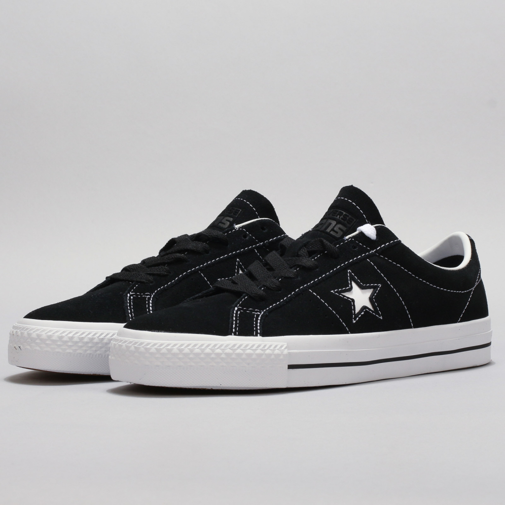 Converse One Star Pro Refinement Ox black white white