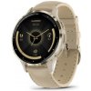 Garmin Venu 3S Cream Gold/French Gray Leather Band 010-02785-55