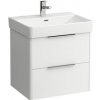 Kúpeľňová skrinka pod umývadlo Laufen Base 57x53x44 cm biela mat H4022321102601