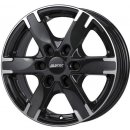 ALUTEC Titan 7x16 6x114,3 ET45 matt black polished