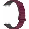 eses Silikonový magnetický remienok pre Huawei Band 8, 9 a 10 - Víno