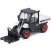 Bburago BOBCAT TOOLCAT 5600 W/ PALLET FORK WHITE & BLACK DIECAST