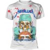 Metallica Tričko Crash Course In Brain Surgery White XL