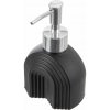 Skleněný dávkovač mýdla Orion 0,18 l černá