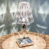 Kartell LED stolová lampa na batérie Batéria, 30 cm, chrómová farba, IP54 - G9145XX