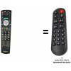 Senior Panasonic N2QAYB000353 náhradný diaľkový ovládač pre seniorov