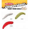 Berkley PowerBait Honey Worm 2,5cm Garlic Spring Green