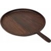 Podnos s rukoväťou SERAX Pure Dark Brown/Wood 48,6x35 cm