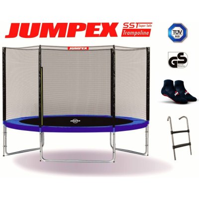 Trampolína JUMPEX SST 305 cm/3 nohy Modrá s vonkajšou sieťou,