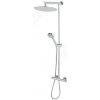 FERRO TREVI - sprchová sada, termostatická sprchová batéria a hlavica 30cm, chrómová, NP75-TRV7U