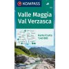 Valle Maggia, Val Verzasca (Kompass - 110) - turistická mapa