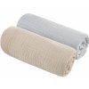 Sleepee Mušelinové plienky 2ks 75x75cm Grey/Sand