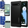 Púzdro Spigen Rugged Armor Google Pixel 6a čierne
