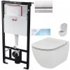 ALCADRAIN Alcadrain Sádromodul - predstenový inštalačný systém s chrómovým tlačidlom M1721 + WC Ideal Standard Tesi so sedadlom SoftClose, AquaBlade AM101/1120 M1721 TE1