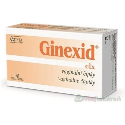 GINEXID vaginálne čapíky 10x2g