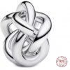 Charm Sterlingové stříbro 925 Nekonečné kouzlo, korálek na náramek symbol