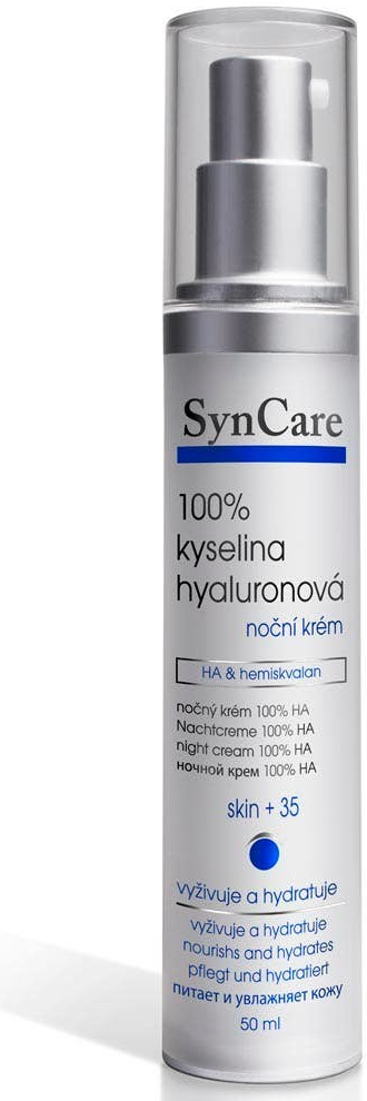 Syncare nočný krém 100% kyselina hyaluronová 50 ml