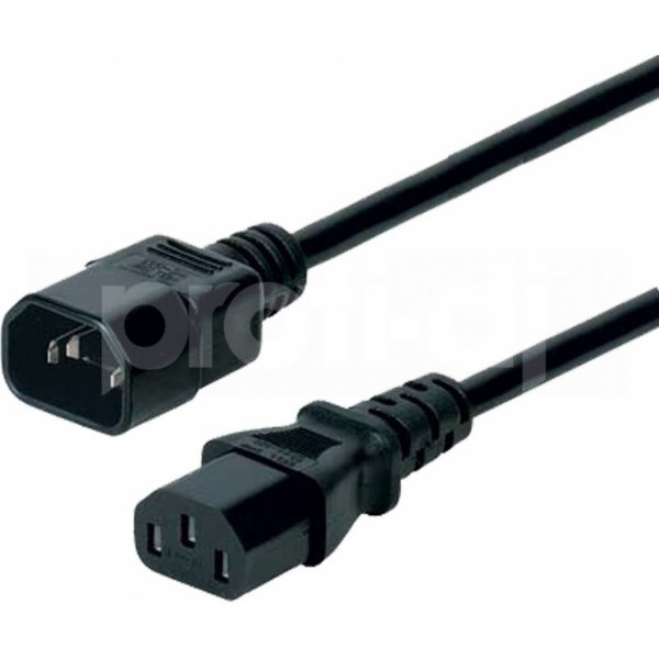 Napájací kábel Accu Cable AC-IECEXT-1/2 IEC 2m