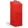 Kovona Kovový odpadkový kôš na triedený odpad, 100 l, červený