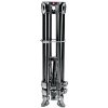 Manfrotto Video Tripod, aluminium telescopic-twin