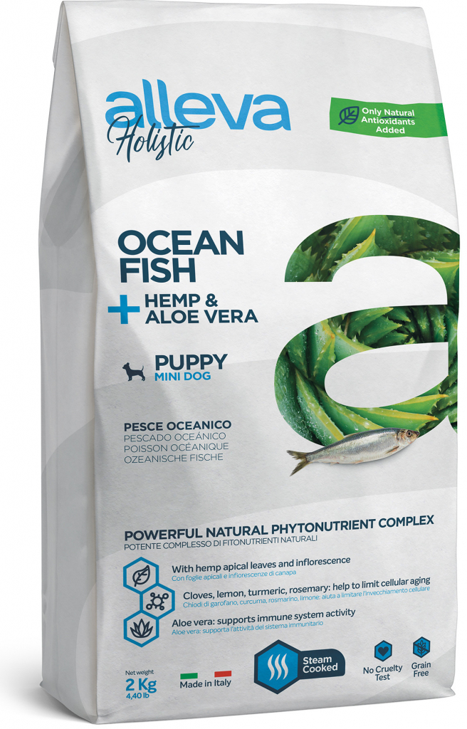 Alleva Holistic dog Puppy & Junior mini ocean fish 2 kg