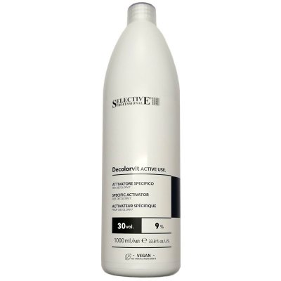 Selective 3% 10vol Decolorvit Active Use emulzný peroxid anti-yellow 750 ml