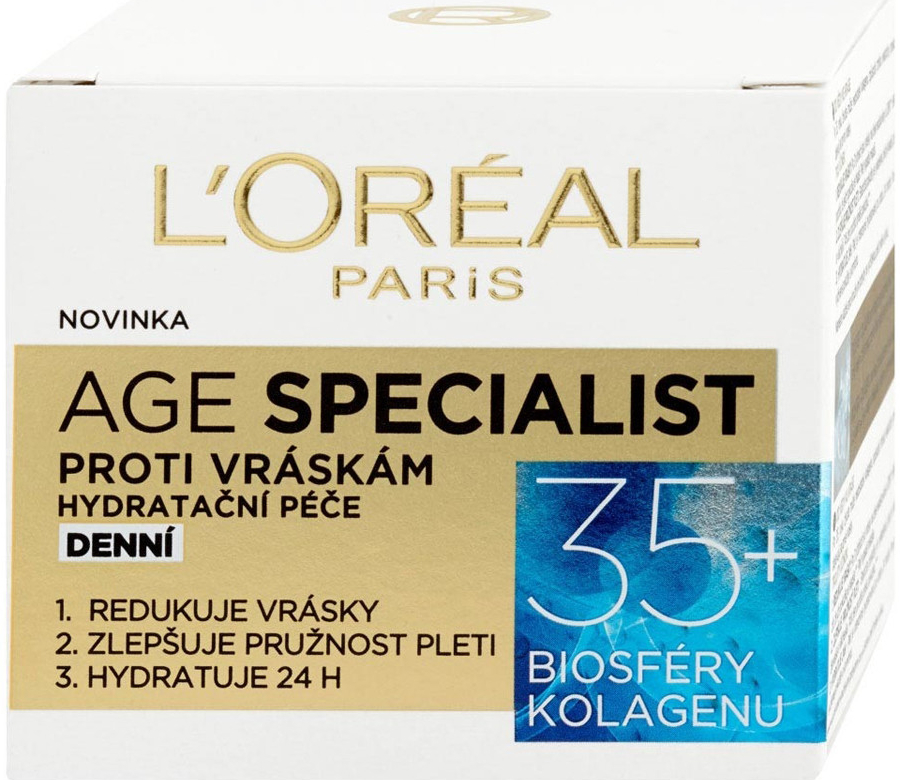 L'Oréal denný krém proti vráskam Age Specialist 35 50 ml od 6 € - Heureka.sk