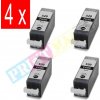 Printmania Sada 4 x Canon PGI-520Bk - kompatibilný