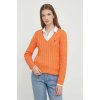 Polo Ralph Lauren Bavlnený sveter tenký 211891641 oranžová