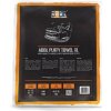 Uterák z mikrovlákna ADBL Puffy Towel r. XL 60x90 cm oranžovo-sivý