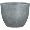 Kvetináč plast sivý Scheurich 29 cm x 29 x 22 cm