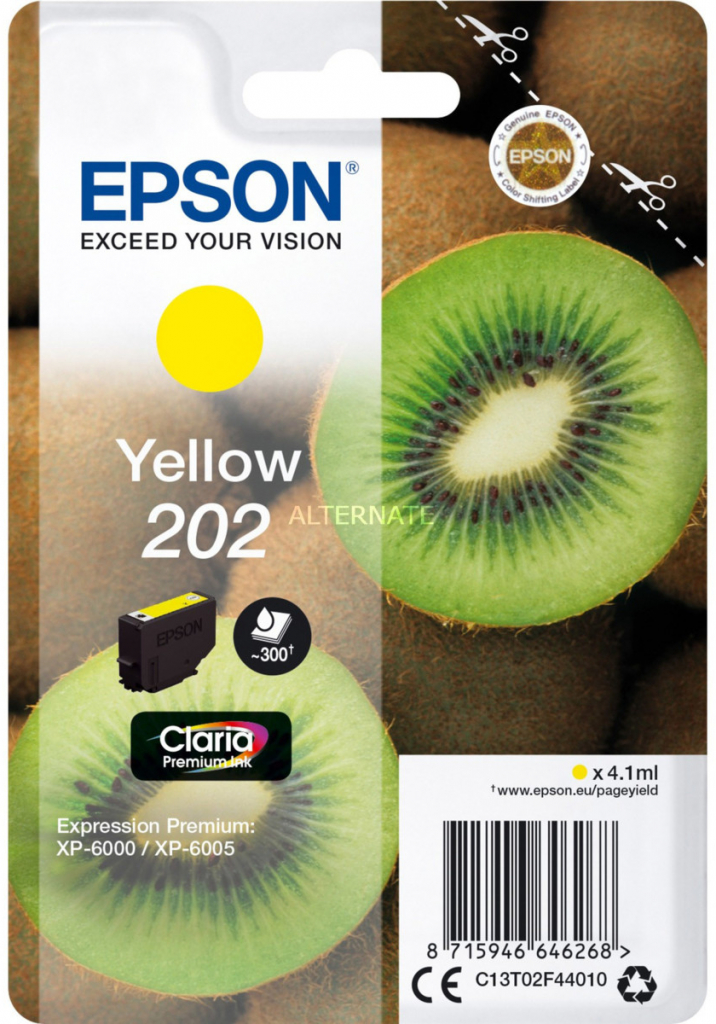 Epson 202 Yellow - originálny