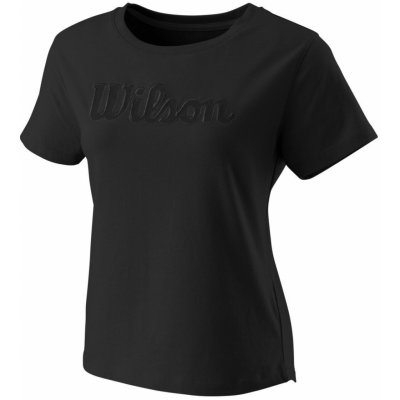 Wilson Script Eco Ctn Tee W black