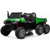 Beneo Farmárske elektrické autíčko RIDER 6X6 s pohonom štyroch kolies, 2x12V batéria, EVA kolesá, široké dvojmiestne sedadlo, Odpružené nápravy, 2,4 GHz Diaľkový ovládač, Dvojmiestne, MP3 prehrávač so