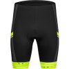 Etape Pánske krátke Racing 2.0 Čierna tmavo sivá reflexný neón