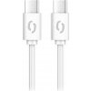 Aligator Aligator DATKP59 - USB kábel USB-C / USB-C 65W Power Delivery 2,5 m biela PH0029 + záruka 3 roky zadarmo + záruka 3 roky zadarmo