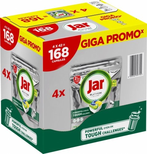Jar Platinum All in One Lemon tablety do myčky 168 ks od 30,23 € -  Heureka.sk