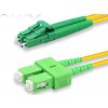 Optix 1482 optický duplex patch, 9/125, LC/APC - SC/APC, 1m