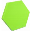 Akustický panel 50x50x3cm zelený samozhášavá nehorľavá pena Hexagon