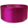 Jednolíca saténová stuha cyklamenová 8053 38 mm 30 m