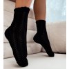 Dámske ažúrové ponožky Leona - 37-41 / čierna