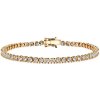 Tenisový náramok The Light 3,2 mm: žlté zlato, laboratórne diamanty - SAV-B-TENIS-15CM-32SZ-22K-585-BDLAB-Z SAVICKI