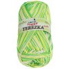 BELLATEX Priadza Terezka multi 50 g - 257 biela, žltá, zelená