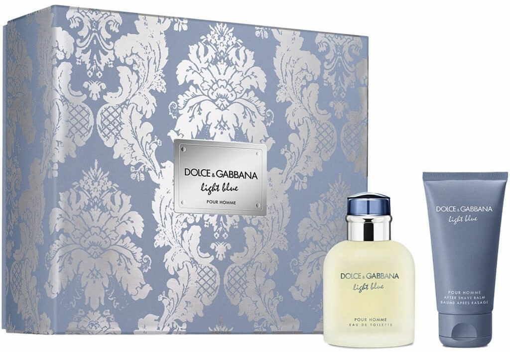 Dolce & Gabbana Light Blue Pour Homme EDT 75 ml + balzam po holení 50 ml darčeková sada