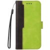 Peňaženkové puzdro Stitching čierno-zelené – Vivo Y20s