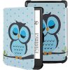 Puzdro Durable Lock PB-07 pre Pocketbook 616 / 617 / 618 / 627 / 628 / 632 / 633 - motív Owl (Obal na Pocketbook 616/617/618/627/628/632/633, Durable Lock, motív Owl + záruka 3 roky + darčeky zadarmo)