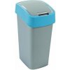 Curver FLIP BIN 45L strieborná/modrá 02172-734