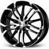 Alu disk Brock B26 7.5x17, 5x108, 72.6, ET45 Schwarz Matt Voll-Poliert (SMVP)