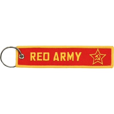 Prívesok na kľúče Red Army červený